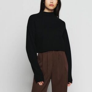 Reformation Cropped Cashmere Turtle
